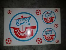 Autoaufkleber F.C. Hansa Rostock Postkartenformat  NEU!  16cm  x 10cm