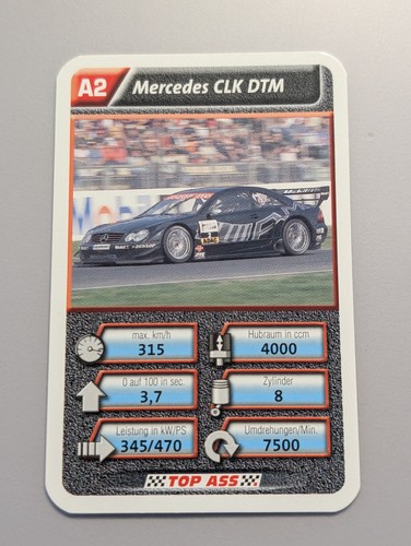 Mercedes clk dtm einzelkarte - dtm,