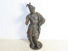 Skulptur Büste Historismus Metallguss " Krieger"!