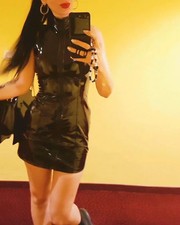 Damen Minikleid Wetlook