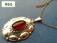 Antiker Anhänger, Karneol?, 800er Silber, 1920er Jahre Z212