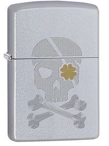 Original zippo feuerzeug skull - original,