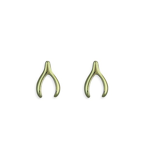 Ohrstecker gelbgold vergoldet - gelbgold,