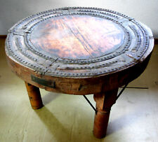 Antik Tisch Indien Wagenrad