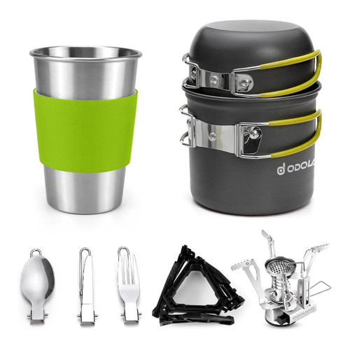 Camping geschirr set - camping, 10-teilig