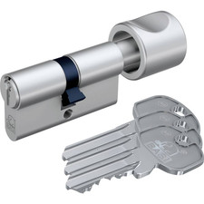 Basi 5030-1510 Profil-Knaufzylinder Zylinderschloss Türzylinder 45 40mm Messing