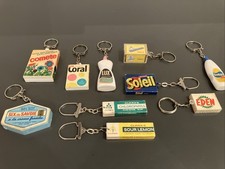 10 Schlüsselanhänger / 60/70er / Werbebeigabe / Lebensmittel