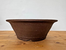 Bonsai Schale rund braun