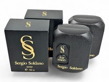 Sergio Soldano for Men (Black) Soap Seife Savon 2 x 150g