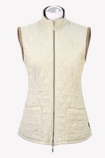 Barbour Damen Weste Gr. 36 Creme Damenweste Weste Jacke Alltag Vest