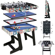 Multifunktionstisch, 4 in 1, Kinder, Tischspiel, Billard, Tischtennis, Fußbal...