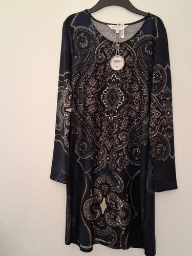 Kleid apricot paisley - kleid, apricot,