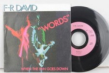 F.R. David - Words - When The