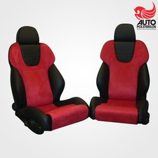 2 Recaro Style Klimapaket Leder Alcantara  Mercedes SLK CLK Audi TT neu bezogen