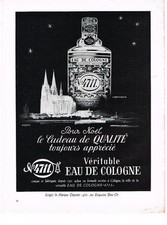 REKLAME WERBUNG 1958 EAU DE