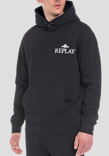 Replay herren hoodie mit - replay,