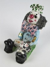 Skulptur Clown Keramik