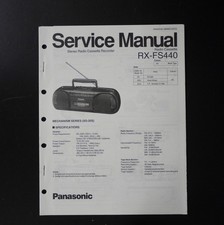 Original Panasonic RX-FS440 Radio Cassette Recorder Service Manual S33