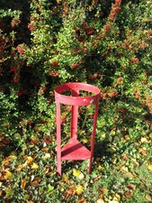 alt antik Waschschüsselständer Metall - viele Gebrauchsspuren ca. 72,5 cm hoch