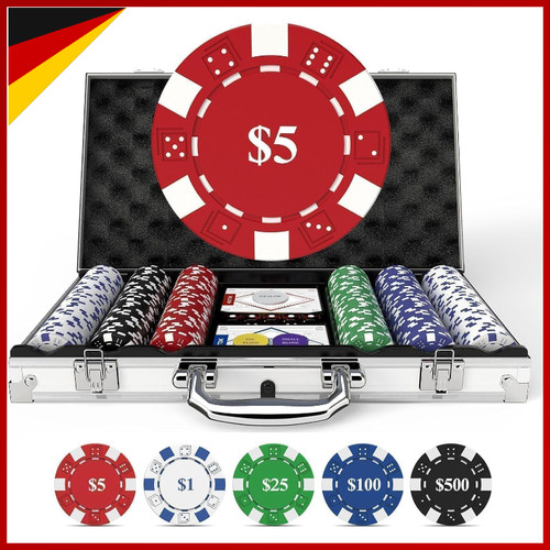 Pokerkoffer 300 pokerchips - pokerkoffer,