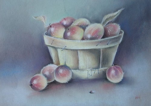 Korb stachelbeeren stillleben - korb,
