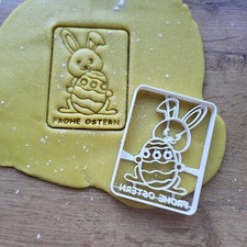 Osterei Ostern Hase Ausstecher Form Ausstechform Cutter Salzteig Keks Cutter