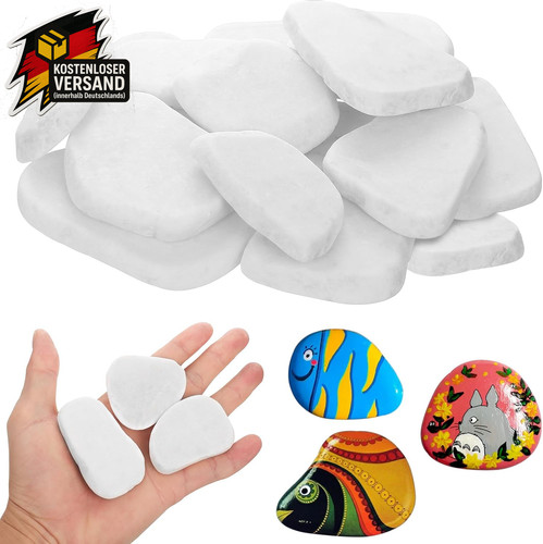 Flache bemalbare steine set - steine,