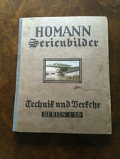 Sammelbilderalbum - Homann Margarine - Technik und Verkehr - komplett - Vorkrieg