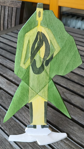 Skulptur figur cm - 25, hoch