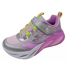 Skechers Cosmic Glow Blinker Mädchen Sportschuh in Silber