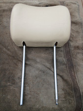 Kopfstütze hinten M-B Tex Kunstleder creme Mercedes-Benz W124 S124 T-Modell