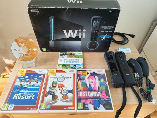 Nintendo wii konsole schwarz - nintendo,
