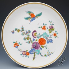Meissen Wandteller 1.Wahl mit alter Indischer Blumenmalerei