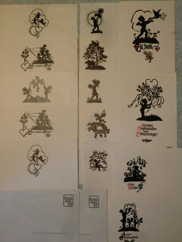 Vintage briefpapier karten - vintage, briefpapier/karten