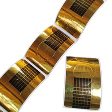 50 Modellierschablonen Gold eckig Schablonen