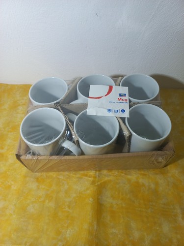 6er set porzellan tassen - tassen, aro