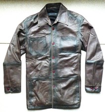 gayles Lederhemd / Ledershirt  Biker Harley Cowboys   Gr. 48 ( M ) - Gay - TOP