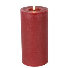 LED-Stumpenkerze Rot Ø 10 ×