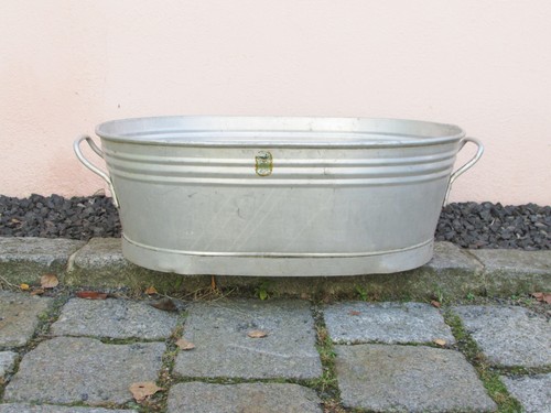 Alte große aluwanne - alte,