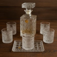 Bleikristall Whisky Karaffe Set Wunderschön
