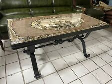 Wunderschöne Antik Schmiedeeisen_Marmor Platte  Tisch, Beistelltisch Englisch