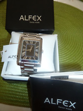 Vintage!! Alfex Swiss Made--Saphire Crystal-UNGETRAGEN