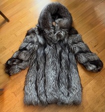 Silberfuchsmantel Fuchspelz