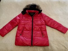 Neue, Ungetragene Daunenjacke Kinder Fell Pink Gr.158
