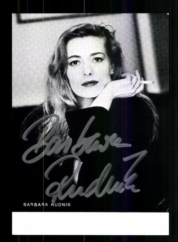 Barbara rudnik autogrammkarte - barbara,