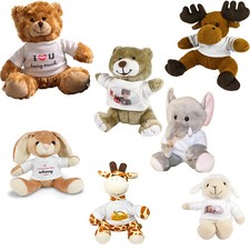 Personalisiertes stofftier mit - personalisiertes,