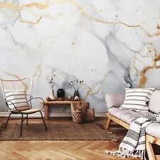 Fototapete Marmor Gold Grau Abstrakt Glamour Wohnzimmer VLIES TAPETE + KLEISTER