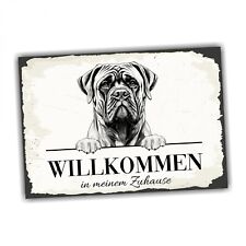 Hundeschild Willkommen Zuhause