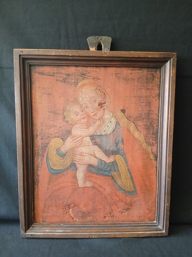 Tafelbild madonna ikone ende - tafelbild,