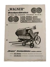 Alter Prospekt Wagner -